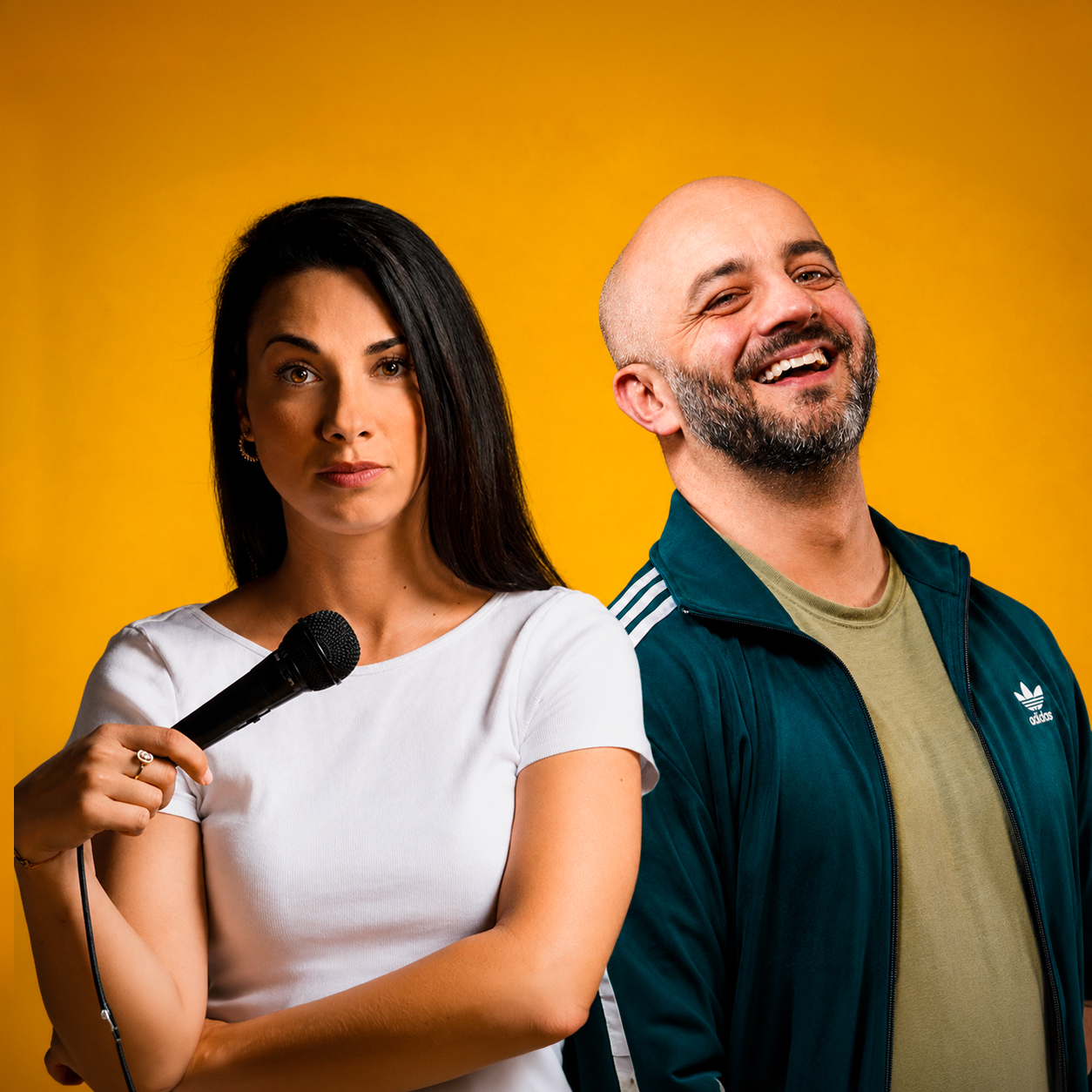 Claudia Modica et Laurent Arnoult, pilotage de la soirée Gala du Rire